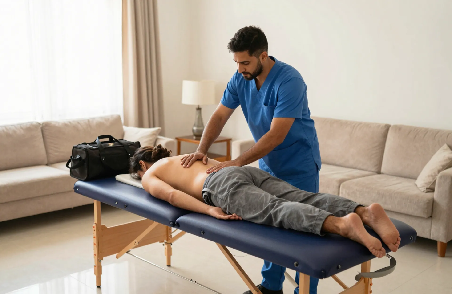 Physiotherapy home visit in سهل حشيش, near Hurghada