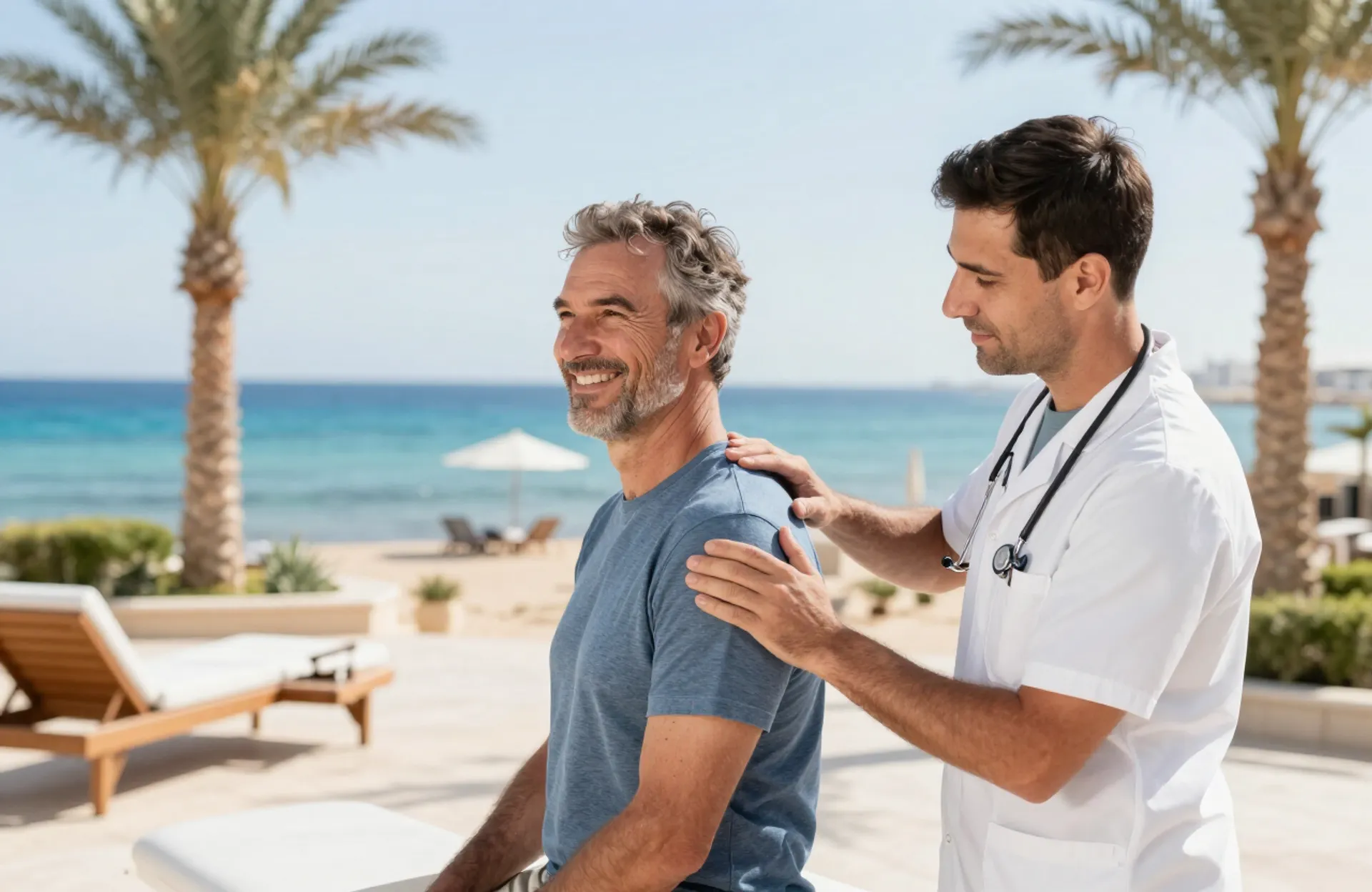 العلاج الطبيعي للسياح في الغردقة